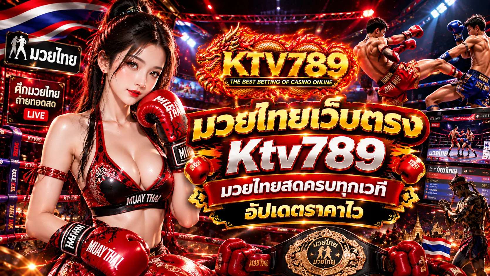 มวยไทยสด เว็บตรงครบทุกเวที ฝากถอนไม่มีขั้นต่ำ
